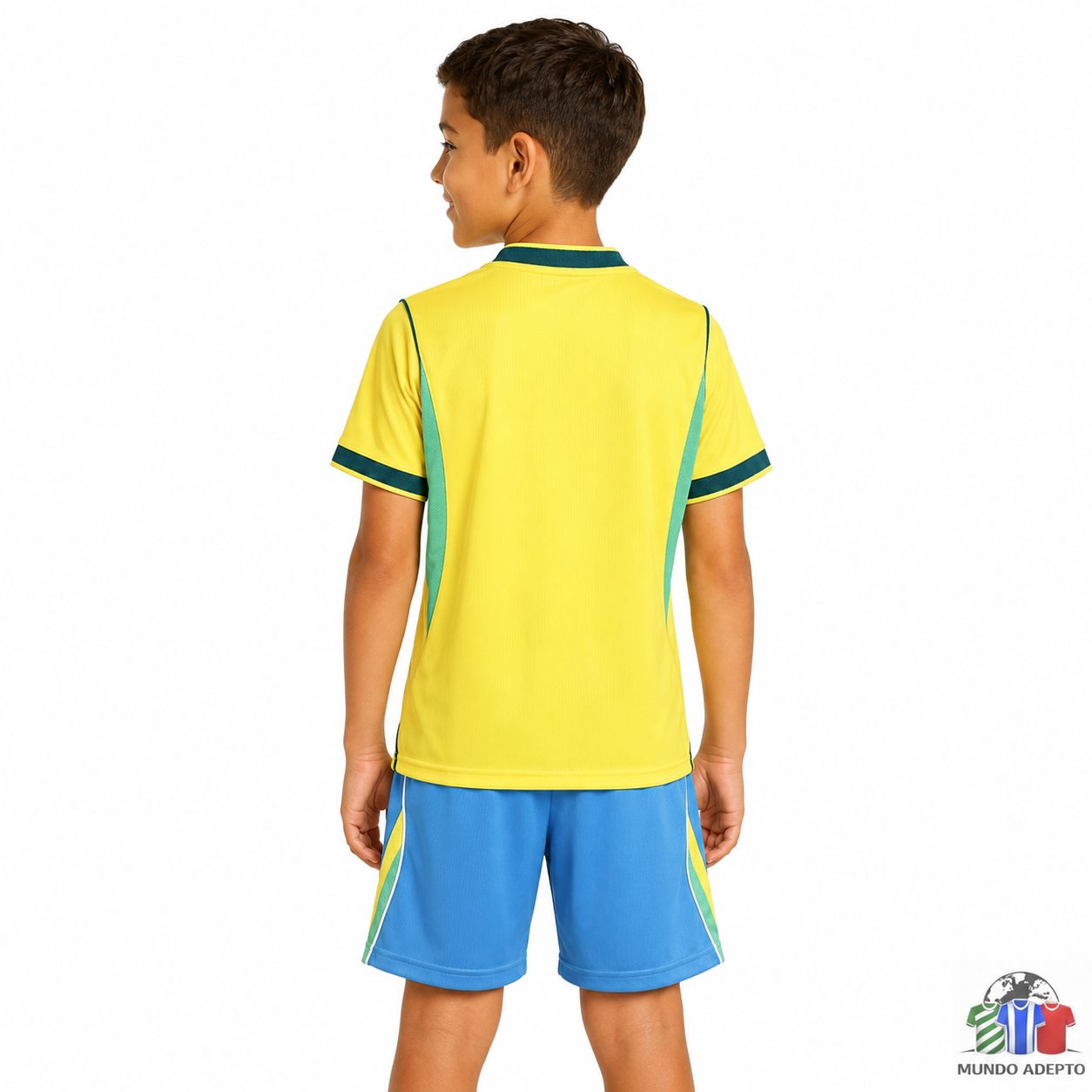 Camisola Conjunto Infantil Brasil Principal - Mundial 2026