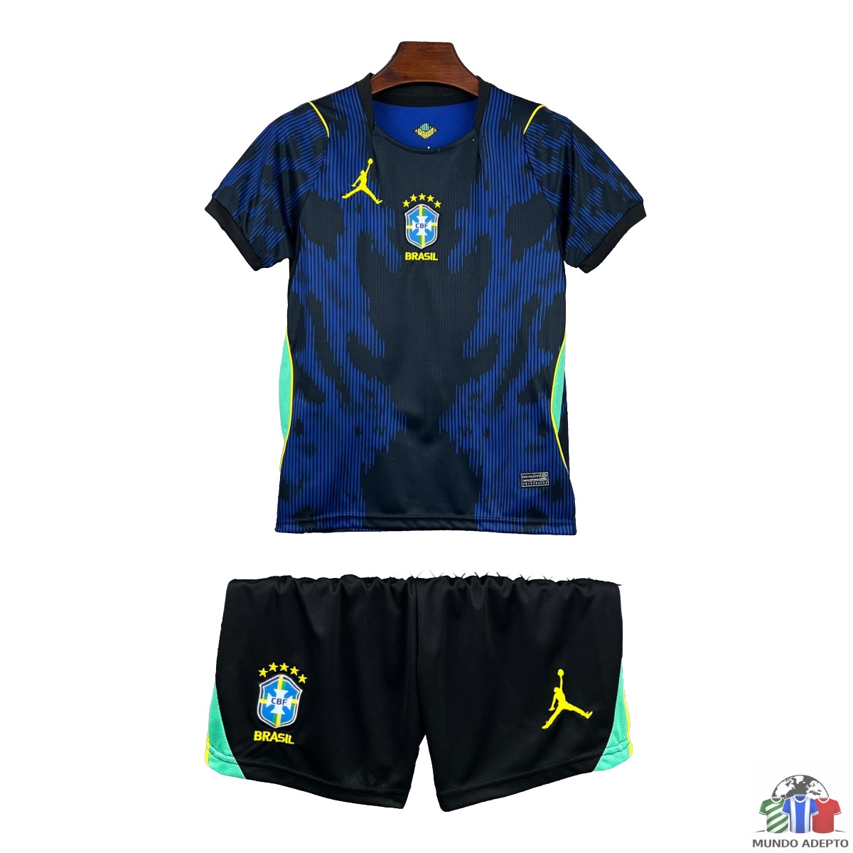 Camisola Conjunto Infantil Brasil Alternativo - Mundial 2026