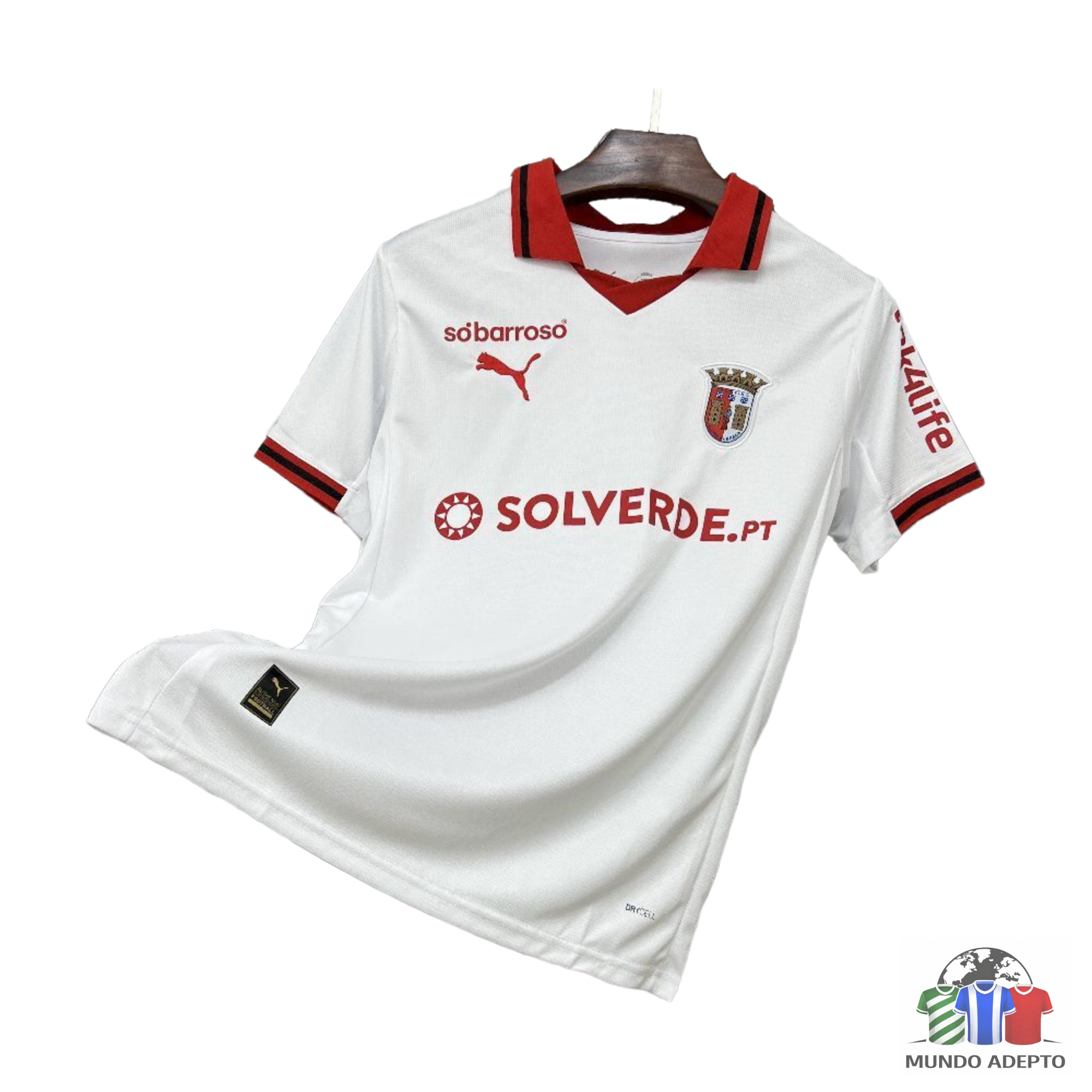 Camisola Camisola Braga Alternativa Branca - 25/26