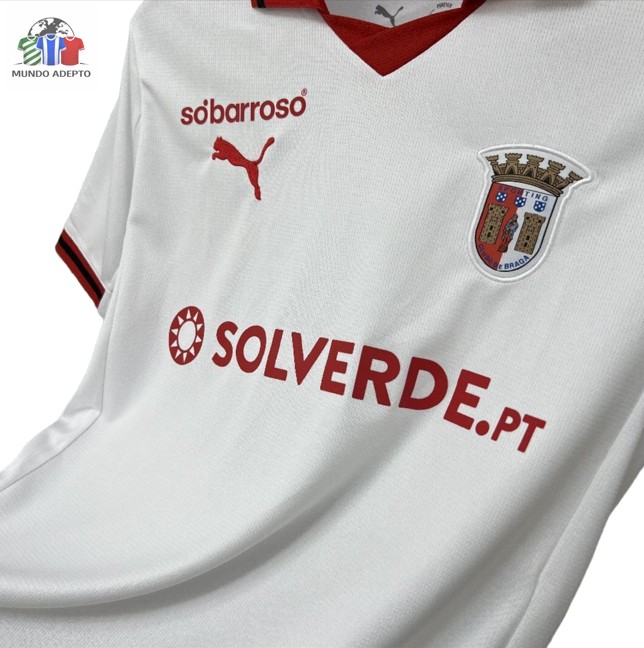Camisola Braga Alternativa Branca - 25/26 3