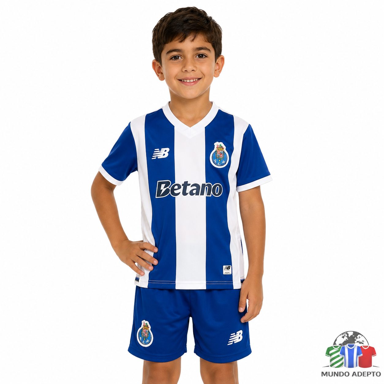 Camisola Conjunto Infantil Porto Principal - 26/27