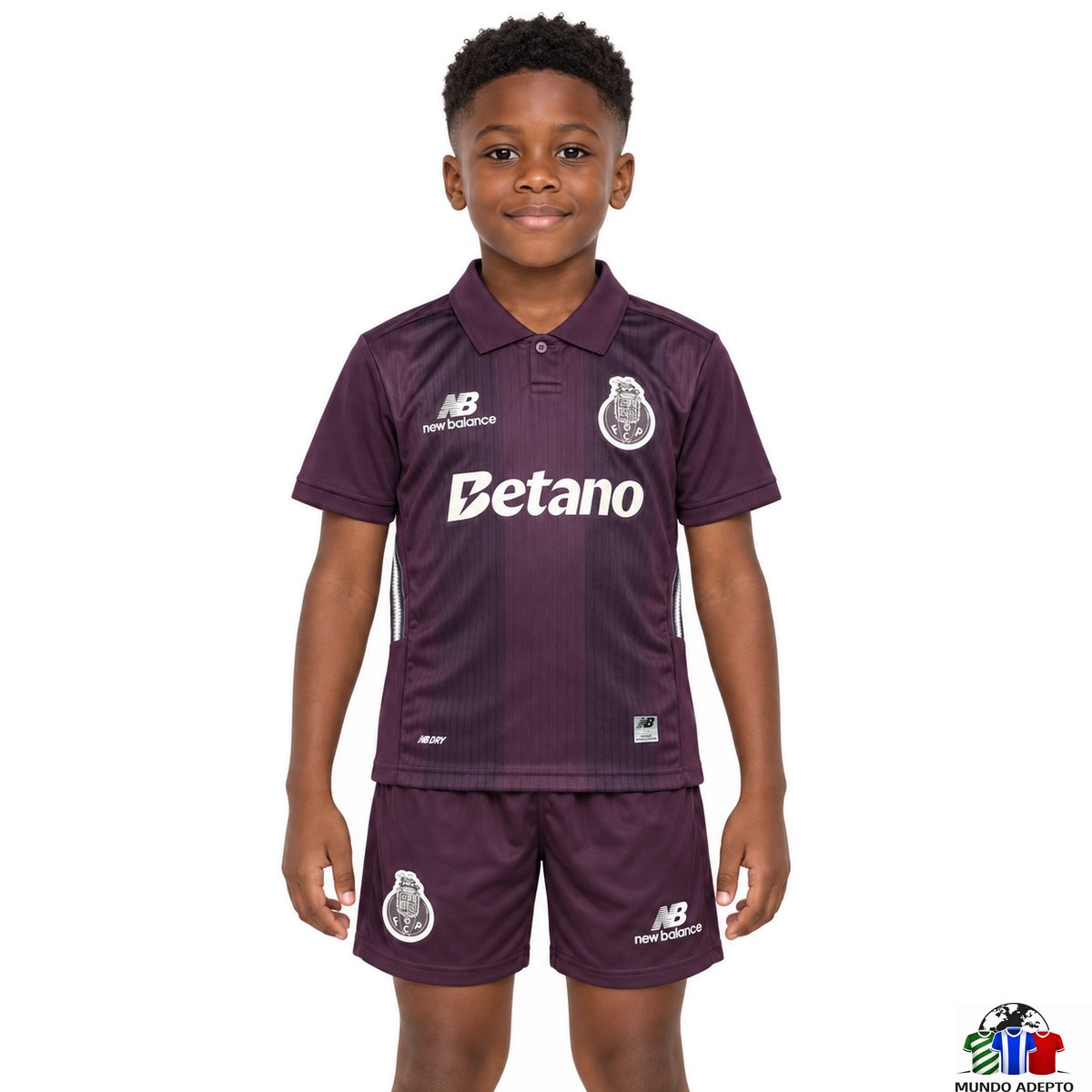 Camisola Conjunto Infantil Porto Alternativo - 26/27