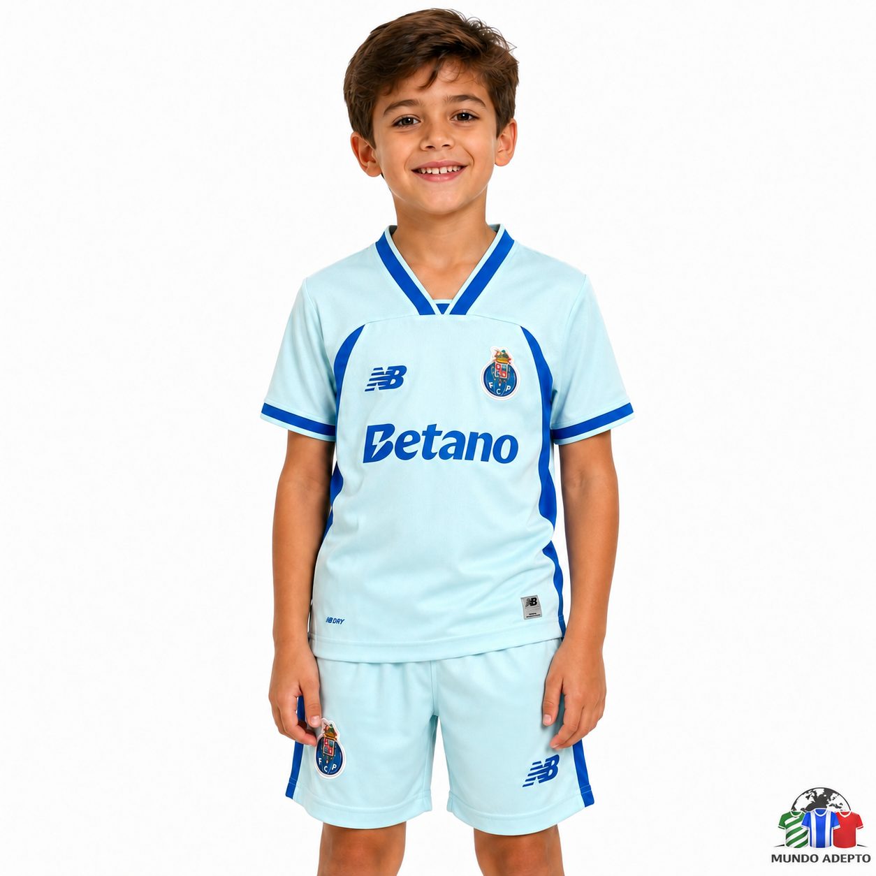 Camisola Conjunto Infantil Porto Terceiro - 26/27