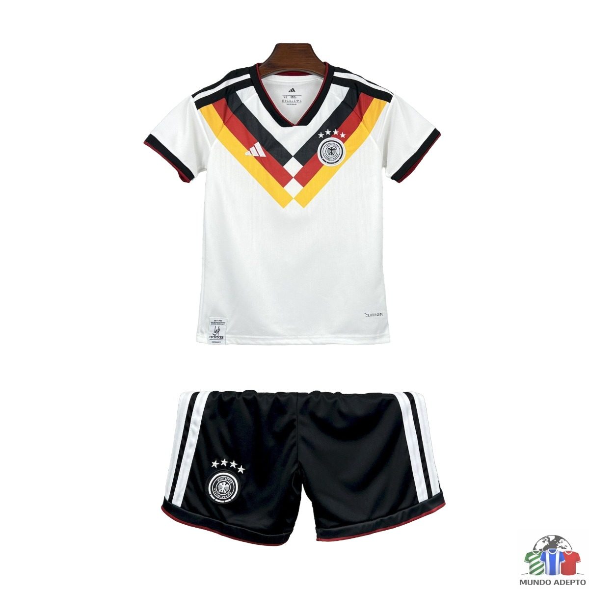 Camisola Conjunto Infantil Alemanha Principal - Mundial 2026