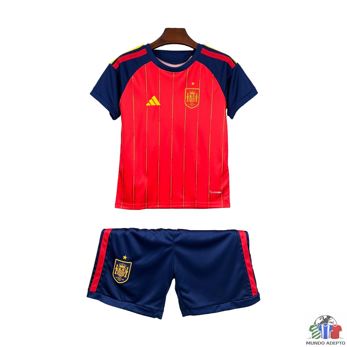 Camisola Conjunto Infantil Espanha Principal - Mundial 2026