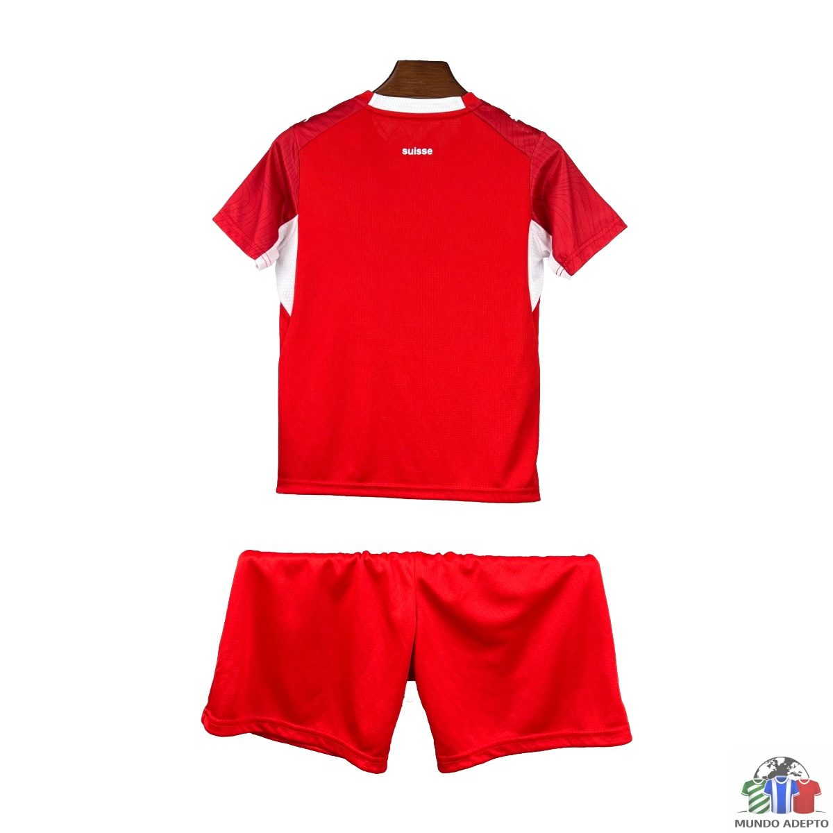 Camisola Conjunto Infantil Suíça Principal - Mundial 2026