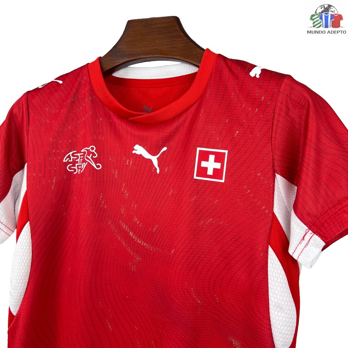 Conjunto Infantil Suíça Principal - Mundial 2026 4