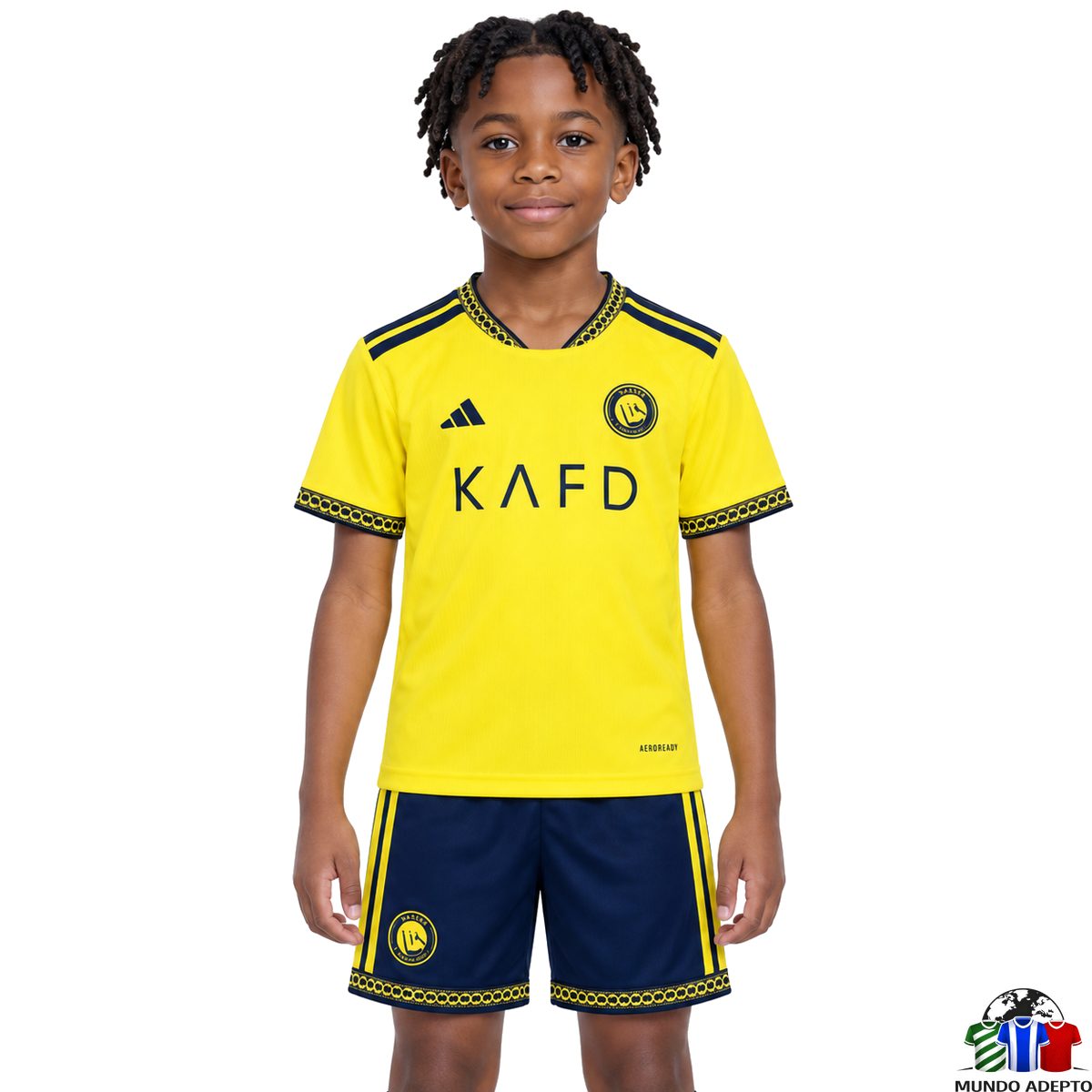 Camisola Conjunto Infantil Al-Nassr Principal - 26/27