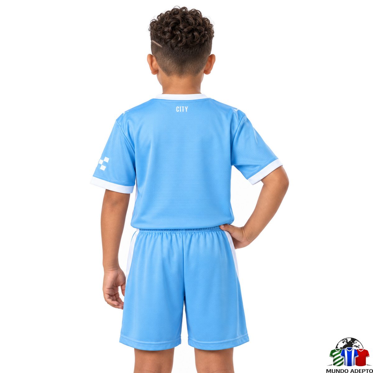 Camisola Conjunto Infantil Manchester City Principal - 26/27