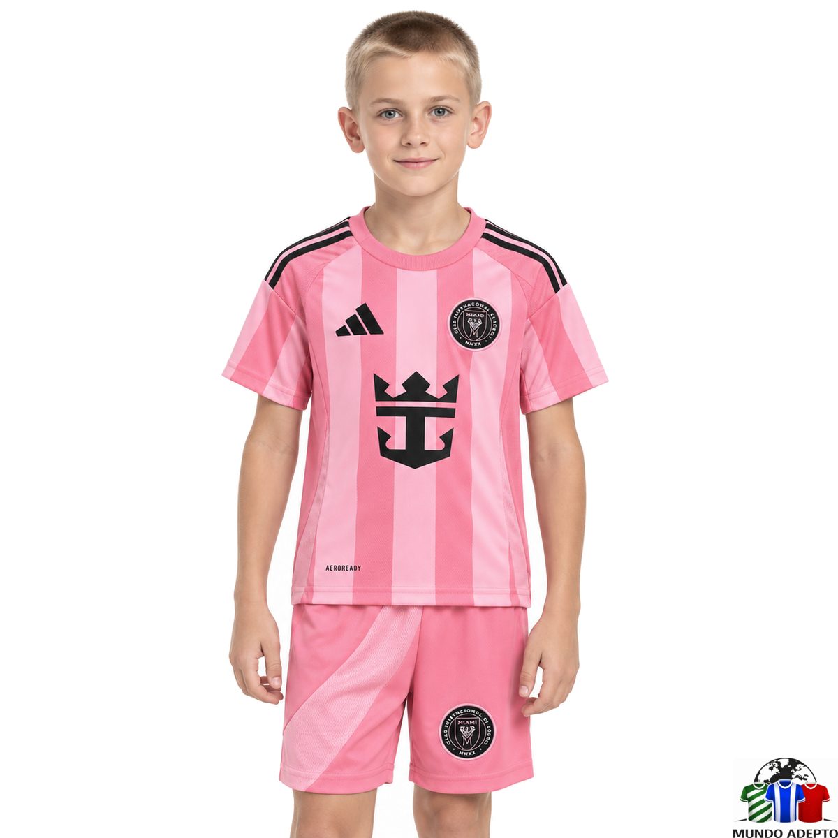 Camisola Conjunto Infantil Inter Miami Principal - 26/27