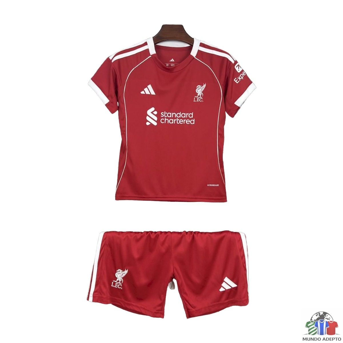 Camisola Conjunto Infantil Liverpool Principal - 25/26