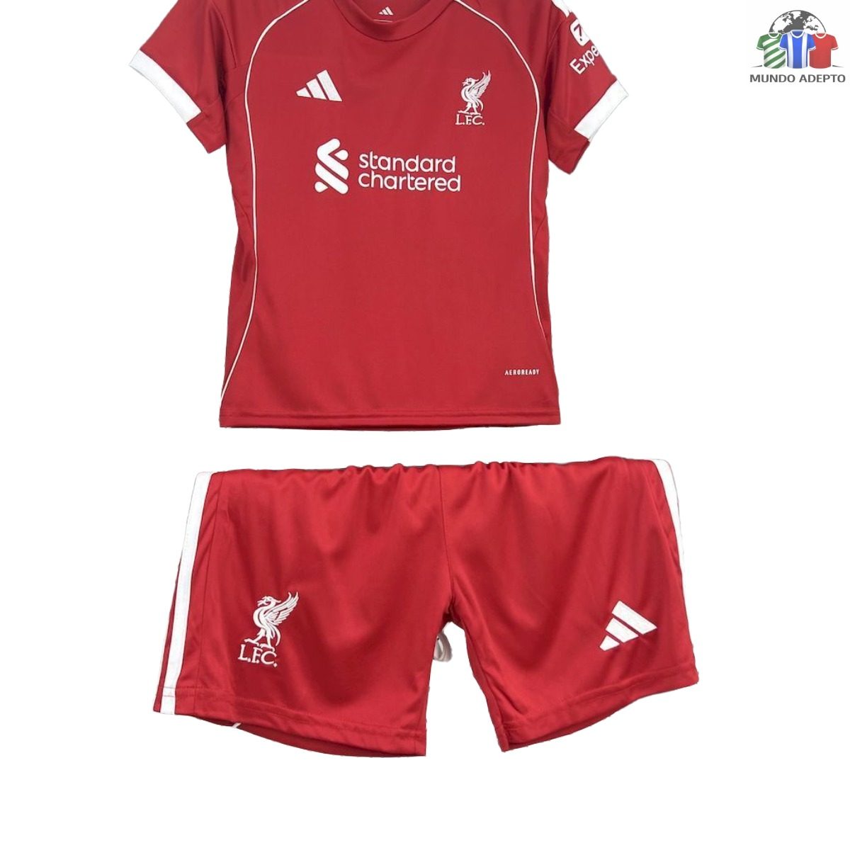 Conjunto Infantil Liverpool Principal - 25/26 3