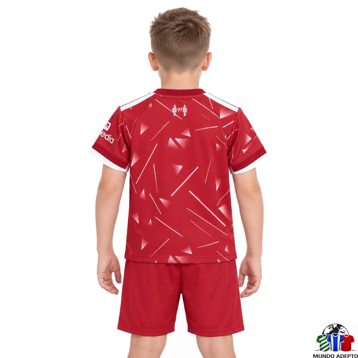 Camisola Conjunto Infantil Liverpool Principal - 26/27