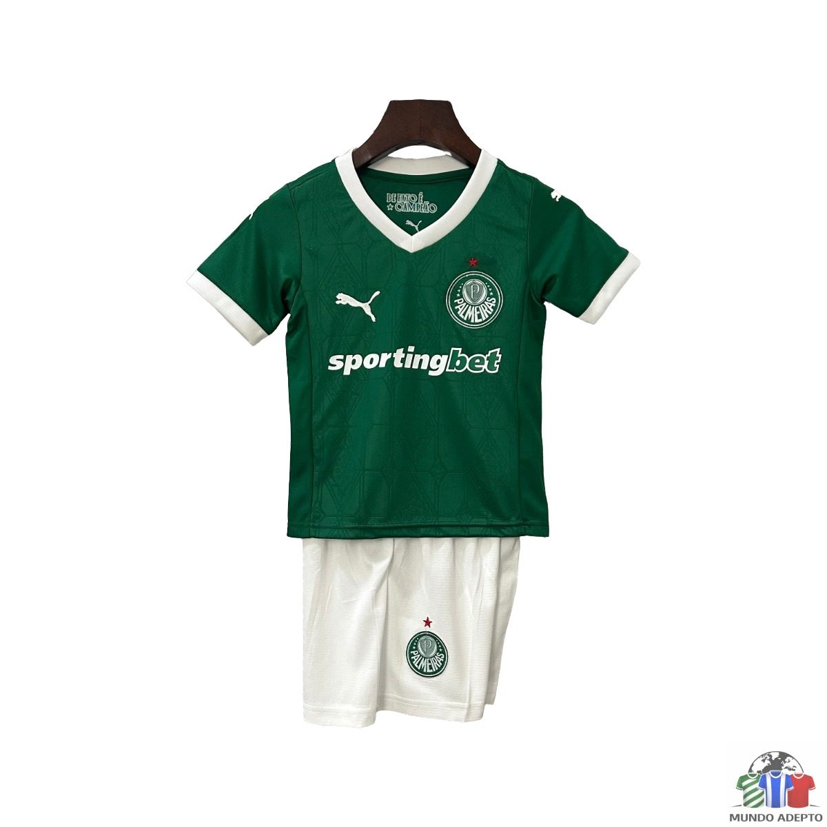 Camisola Conjunto Infantil Palmeiras Principal - 25/26