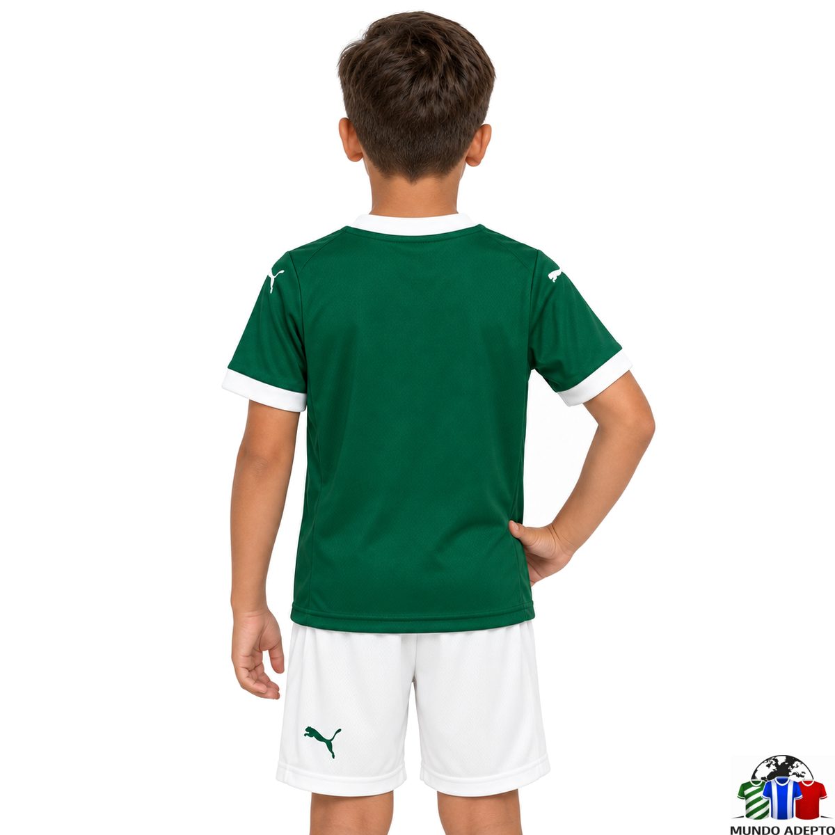 Camisola Conjunto Infantil Palmeiras Principal - 26/27