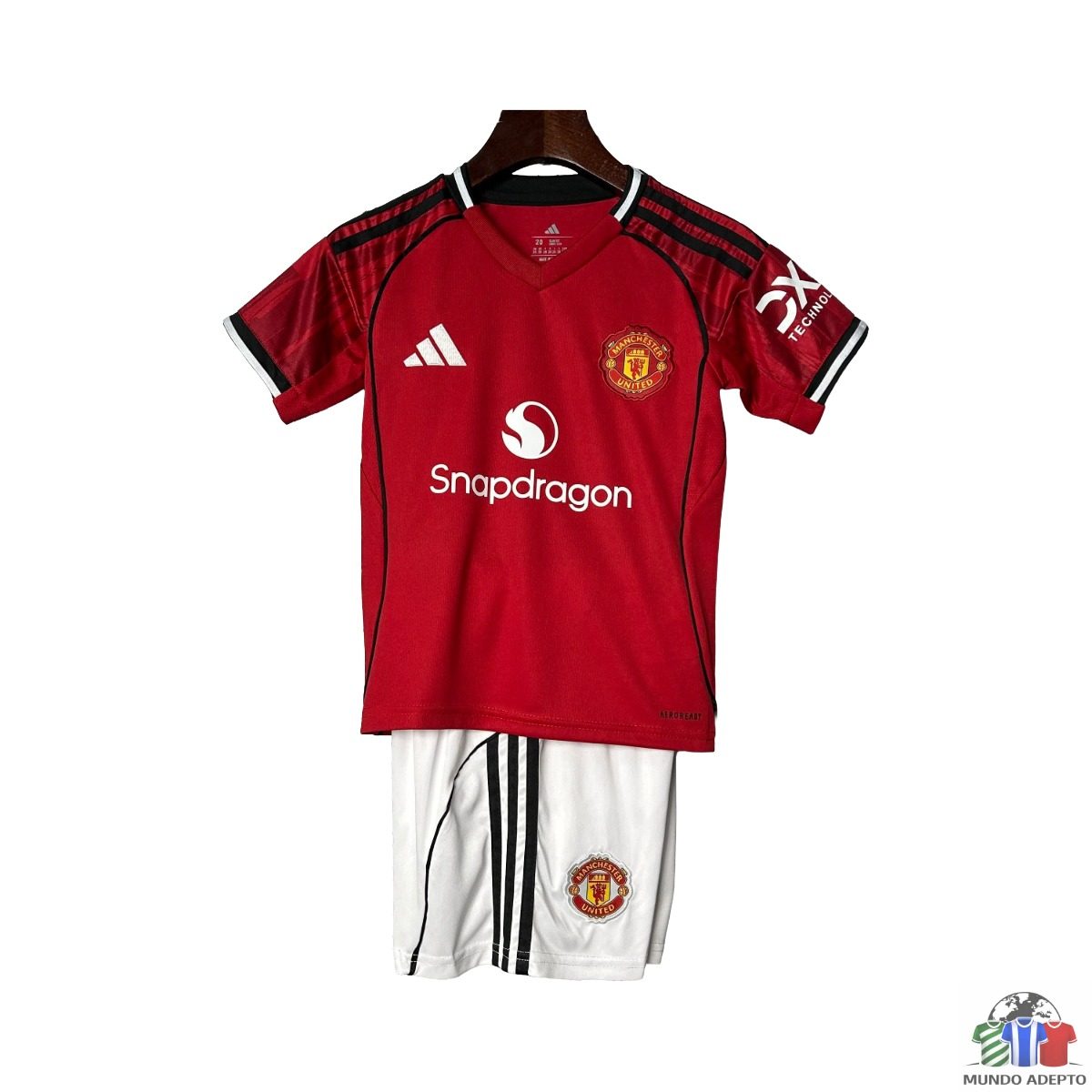 Camisola Conjunto Infantil Manchester United Principal - 25/26