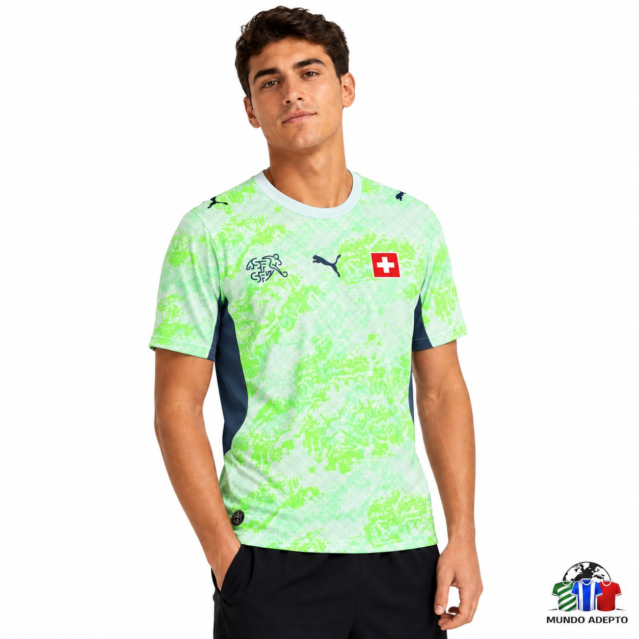 Camisola Camisola Suíça Alternativa - Mundial 2026