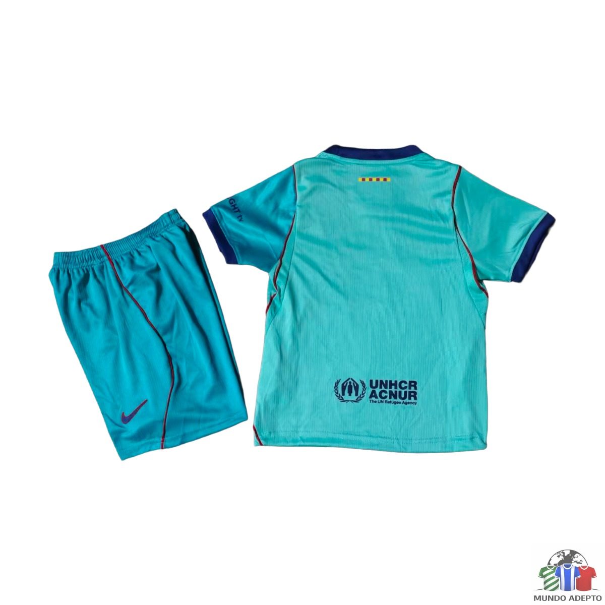 Conjunto Infantil Barcelona Terceiro - 26/27 4