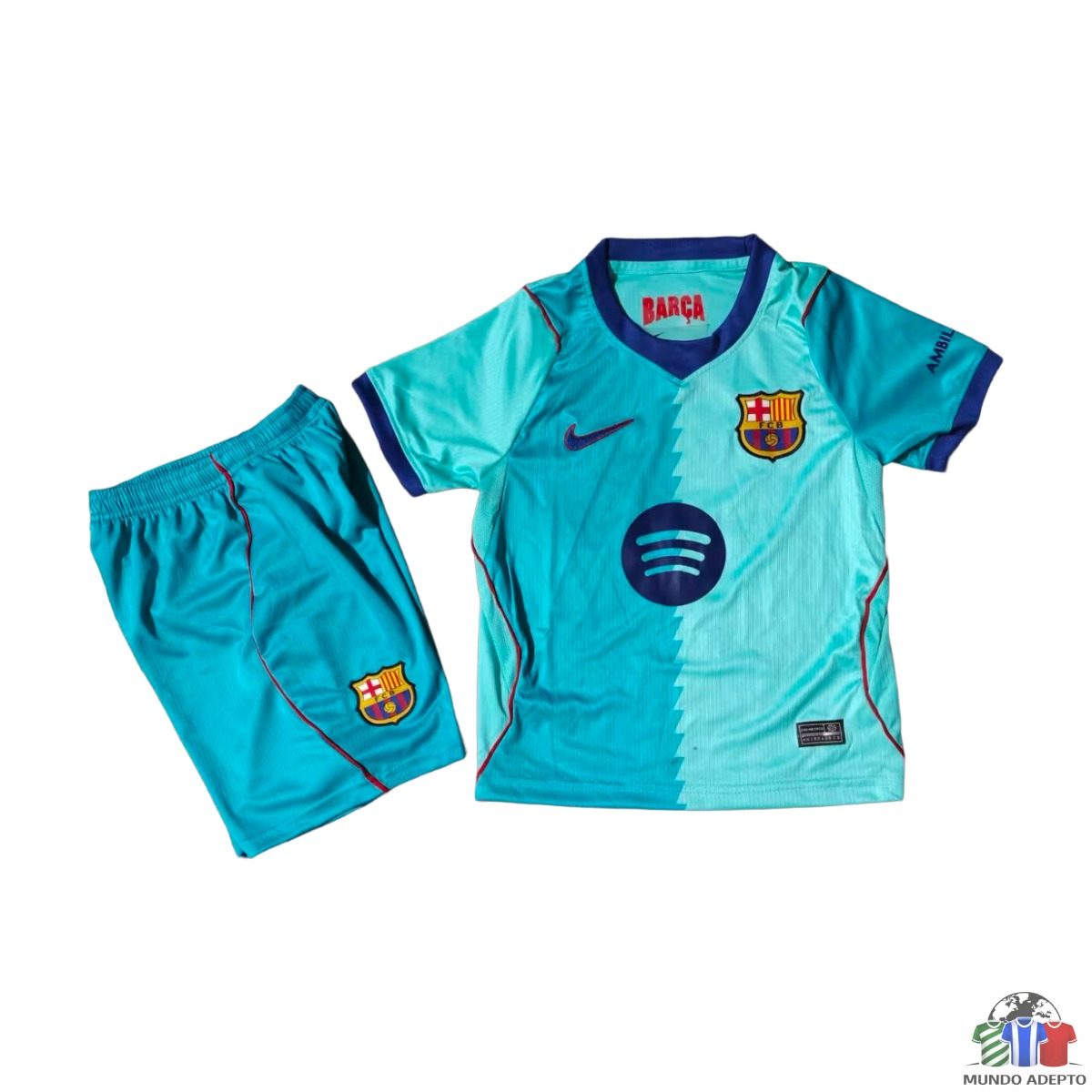 Conjunto Infantil Barcelona Terceiro - 26/27 3