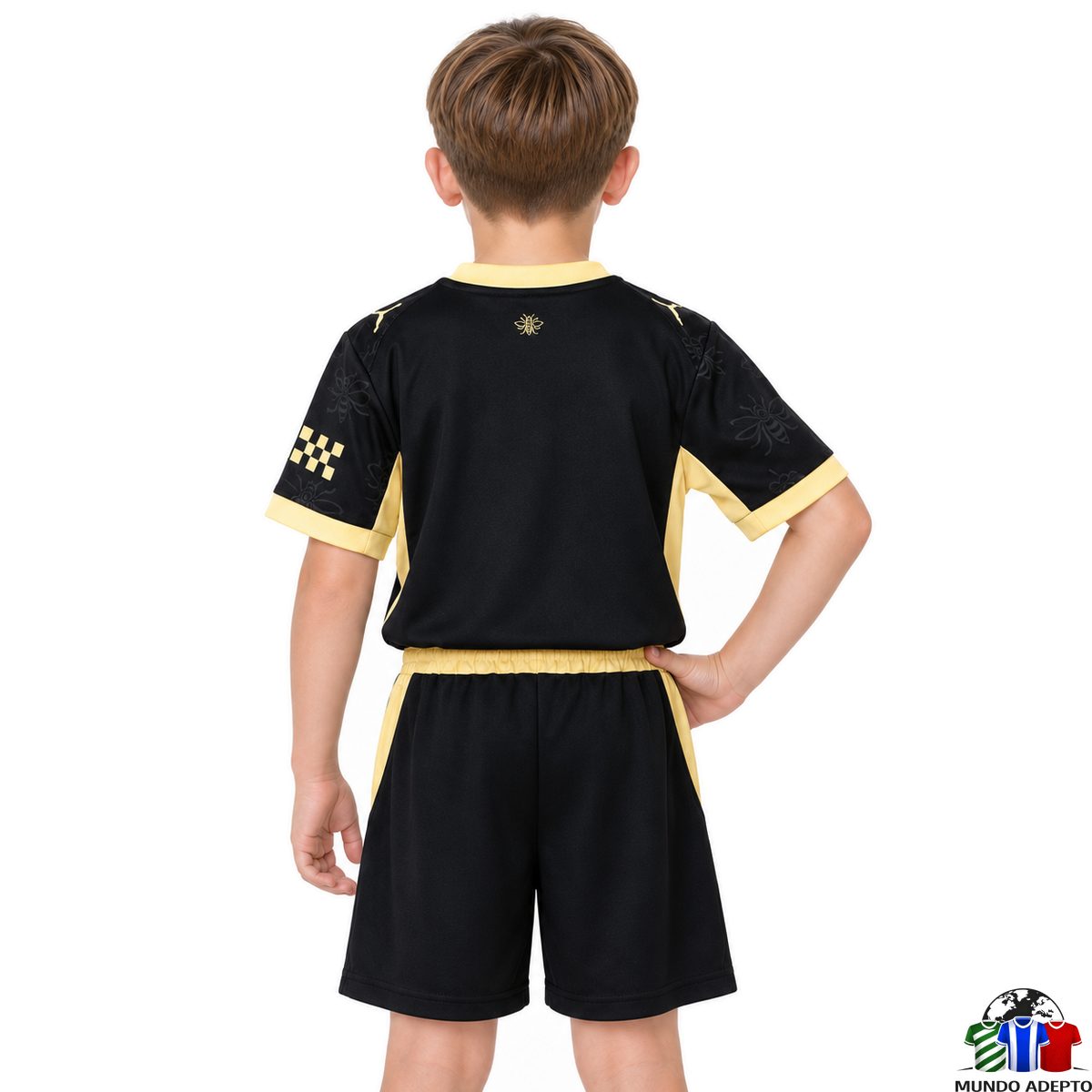 Camisola Conjunto Infantil Manchester City Alternativa - 26/27