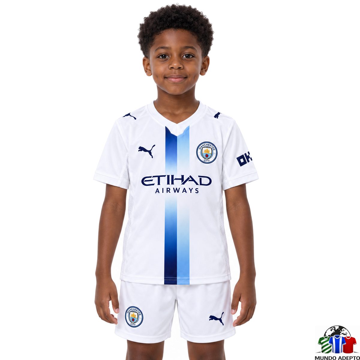 Camisola Conjunto Infantil Manchester City Terceiro - 26/27