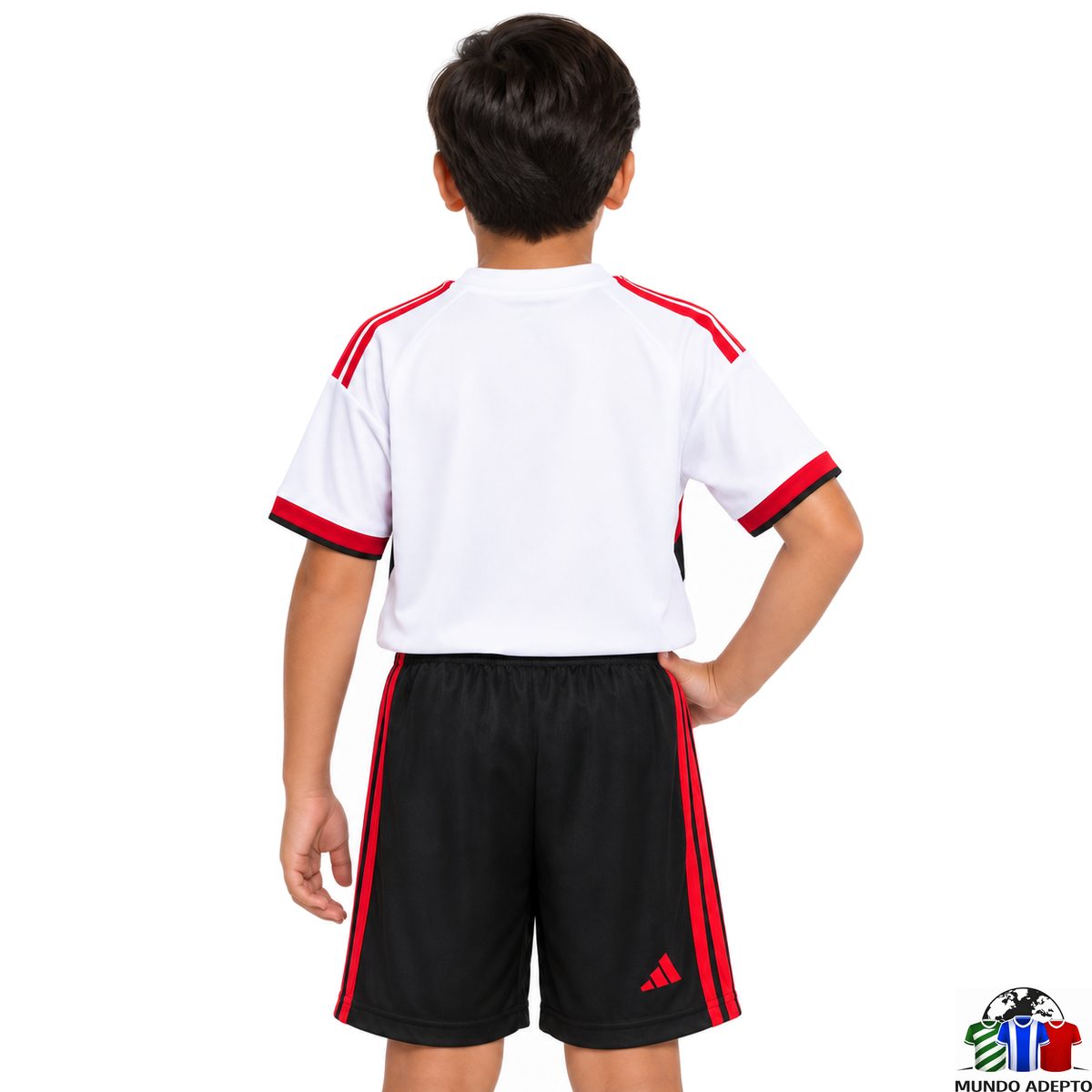 Camisola Conjunto Infantil Flamengo Alternativo - 26/27