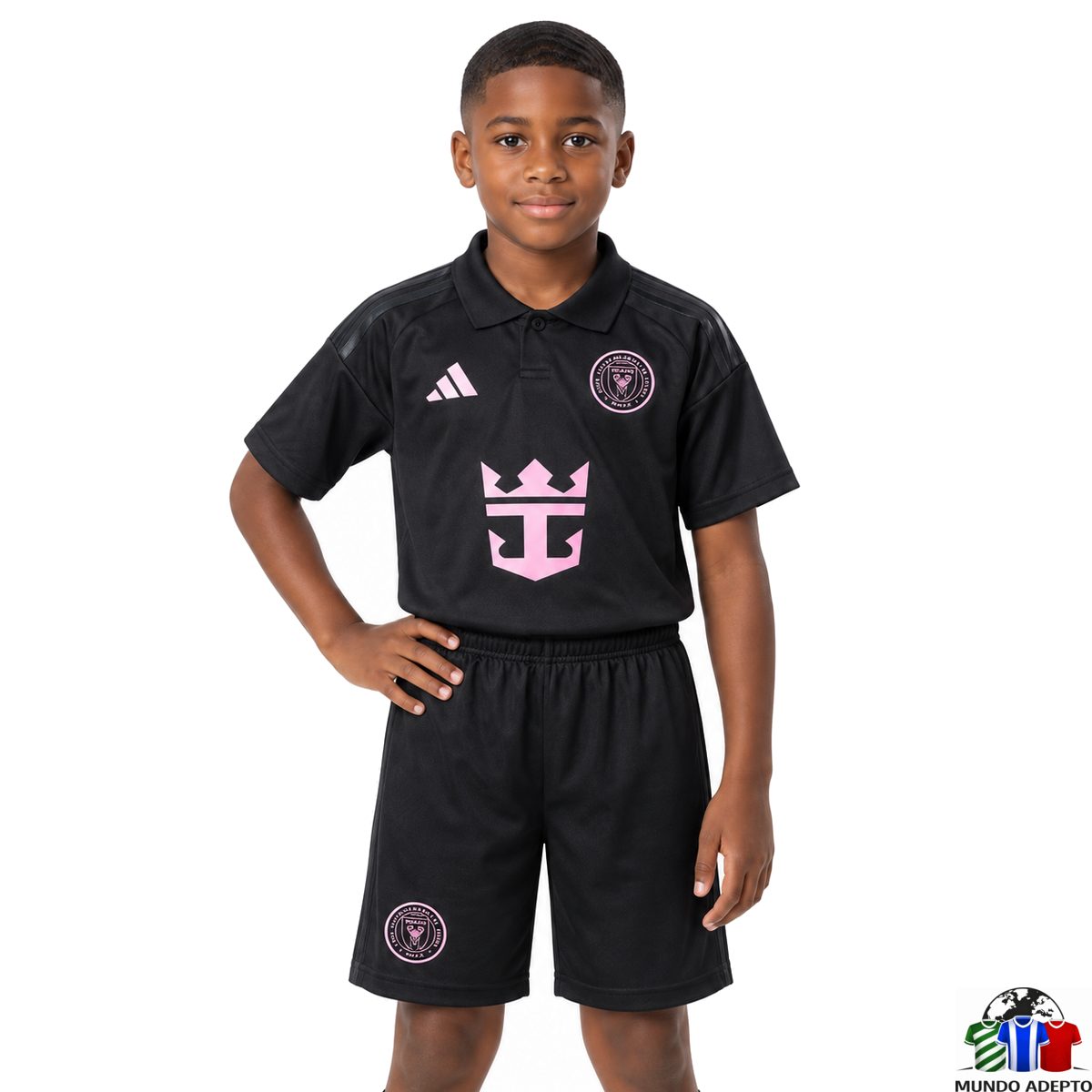 Camisola Conjunto Infantil Inter Miami Alternativo - 26/27