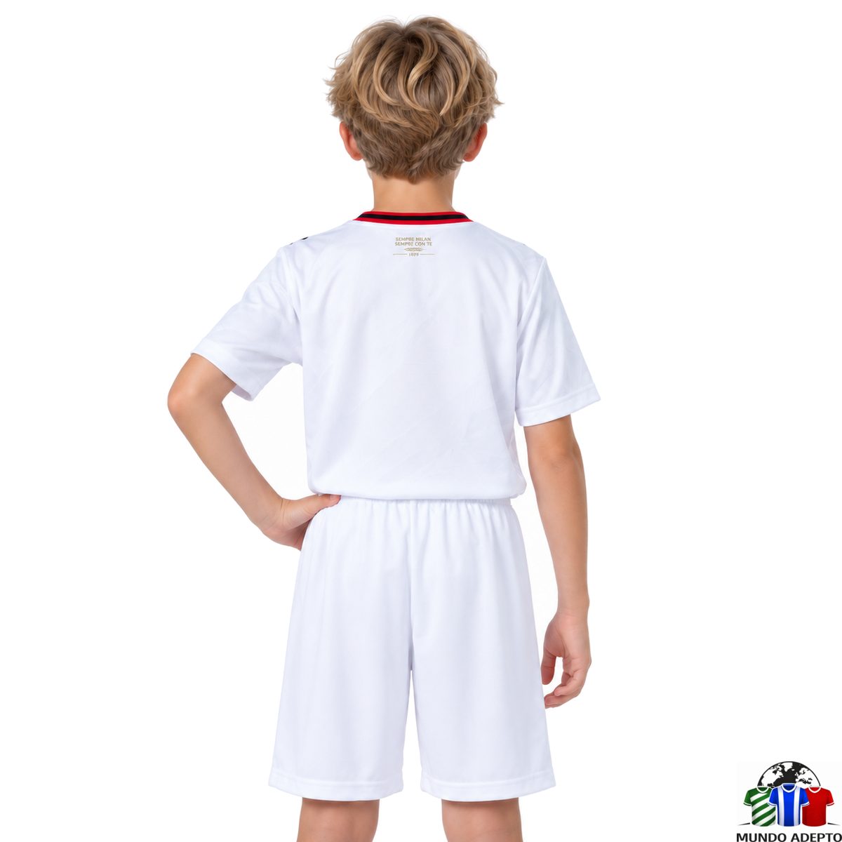 Camisola Conjunto Infantil Milan Alternativa - 26/27