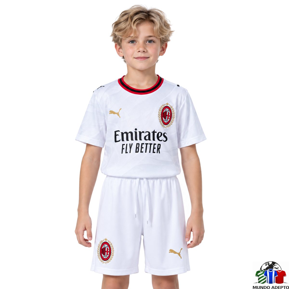 Camisola Conjunto Infantil Milan Alternativa - 26/27
