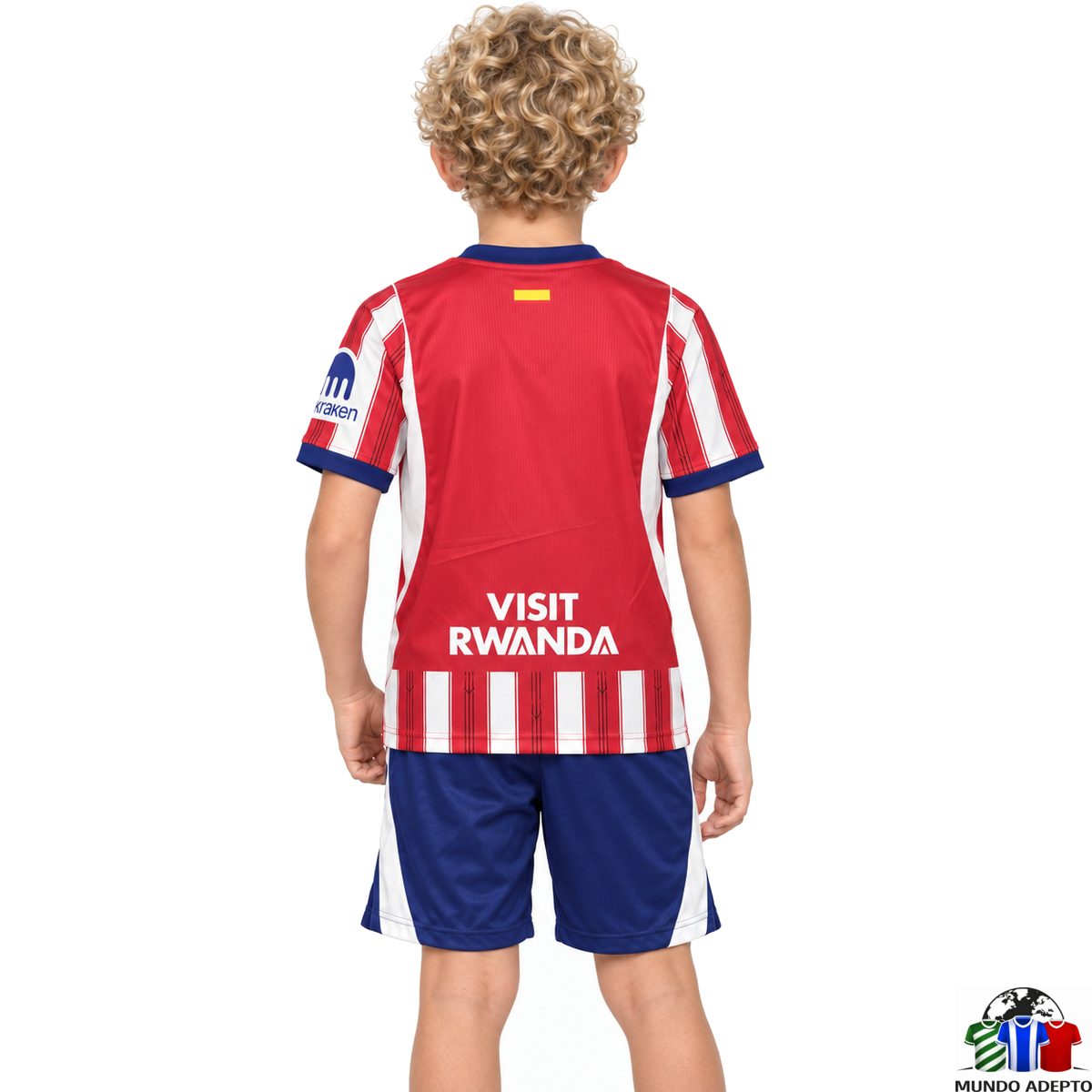 Camisola Conjunto Infantil Atlético Madrid Principal - 26/27
