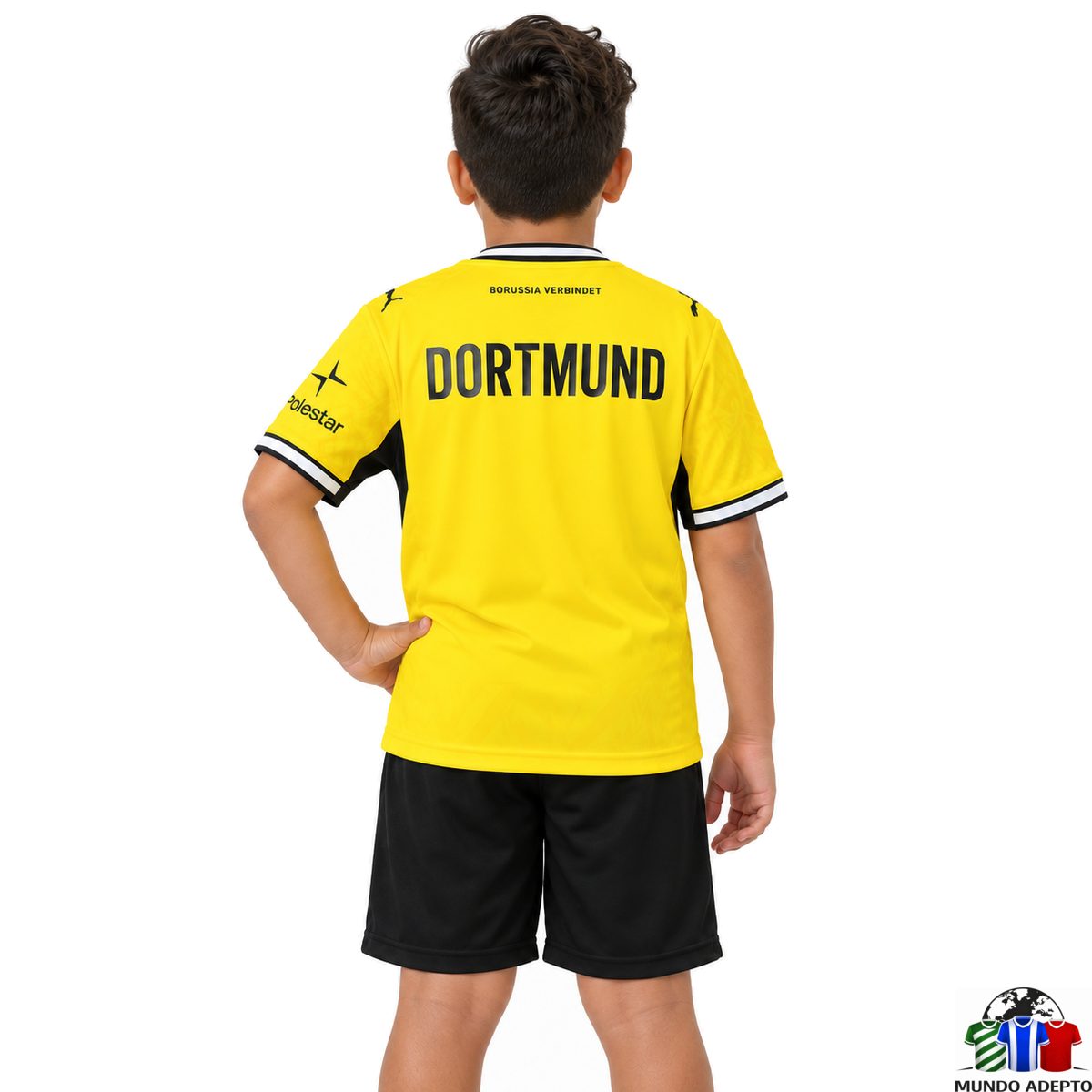Camisola Conjunto Infantil Borussia Dortmund Principal - 26/27