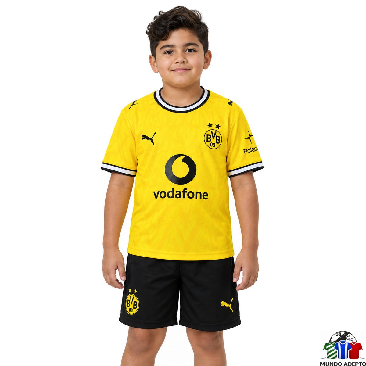Camisola Conjunto Infantil Borussia Dortmund Principal - 26/27