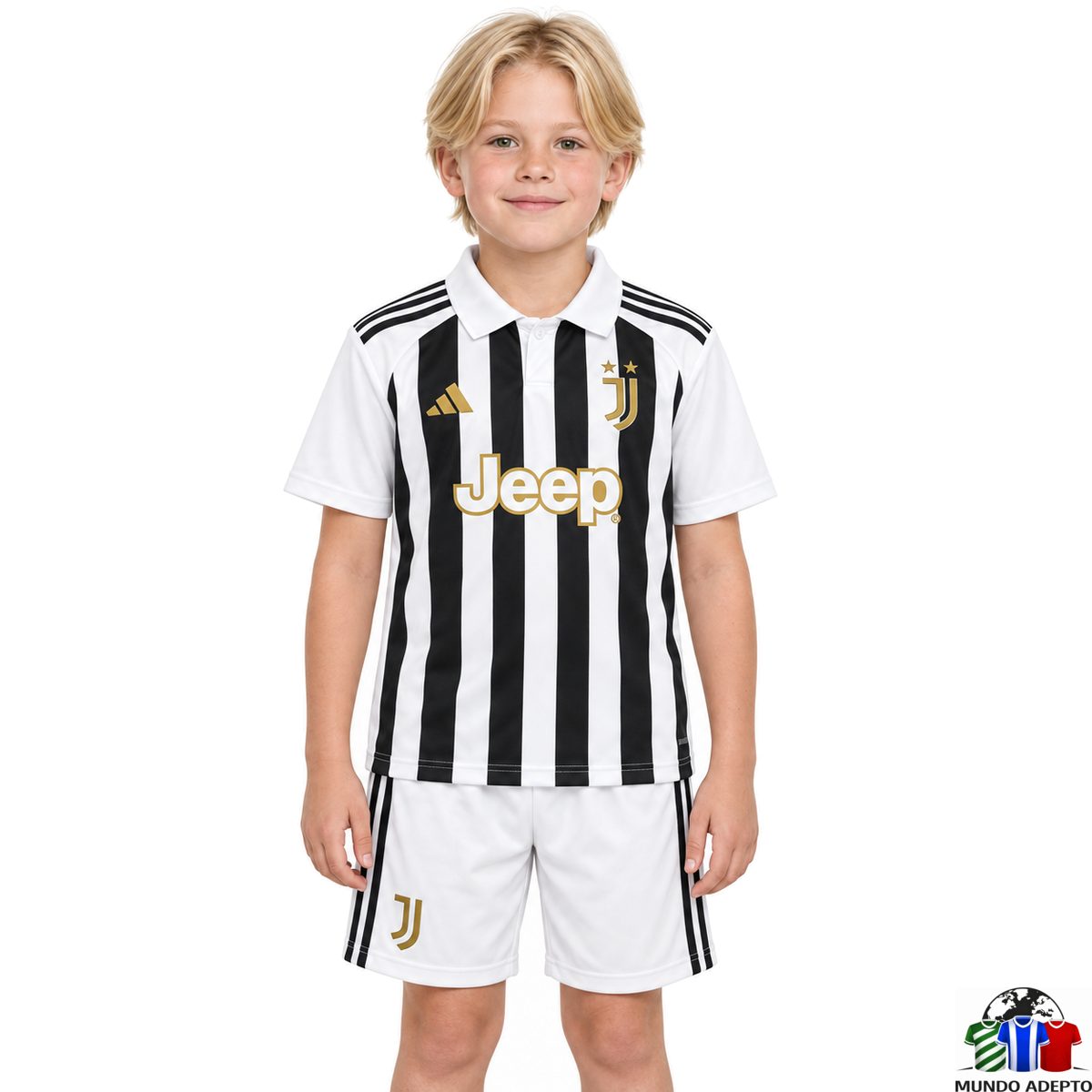 Camisola Conjunto Infantil Juventus Principal - 26/27