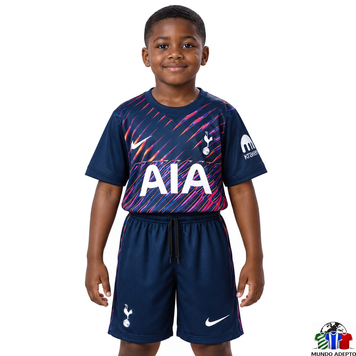Camisola Conjunto Infantil Tottenham Alternativa - 26/27