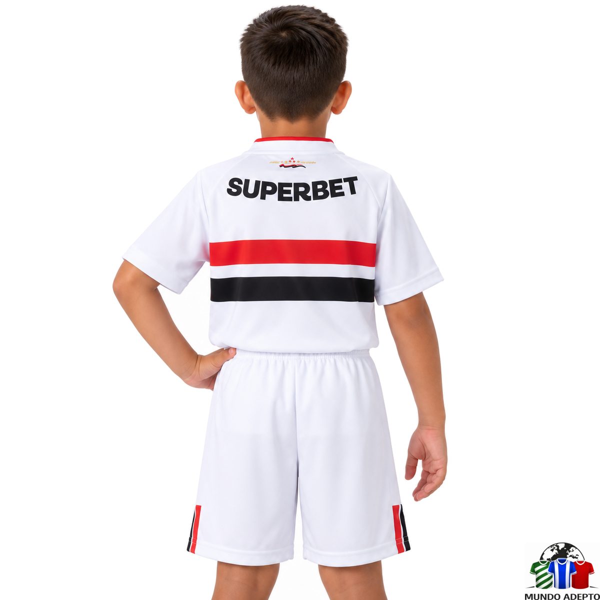 Camisola Conjunto Infantil São Paulo Principal - 26/27