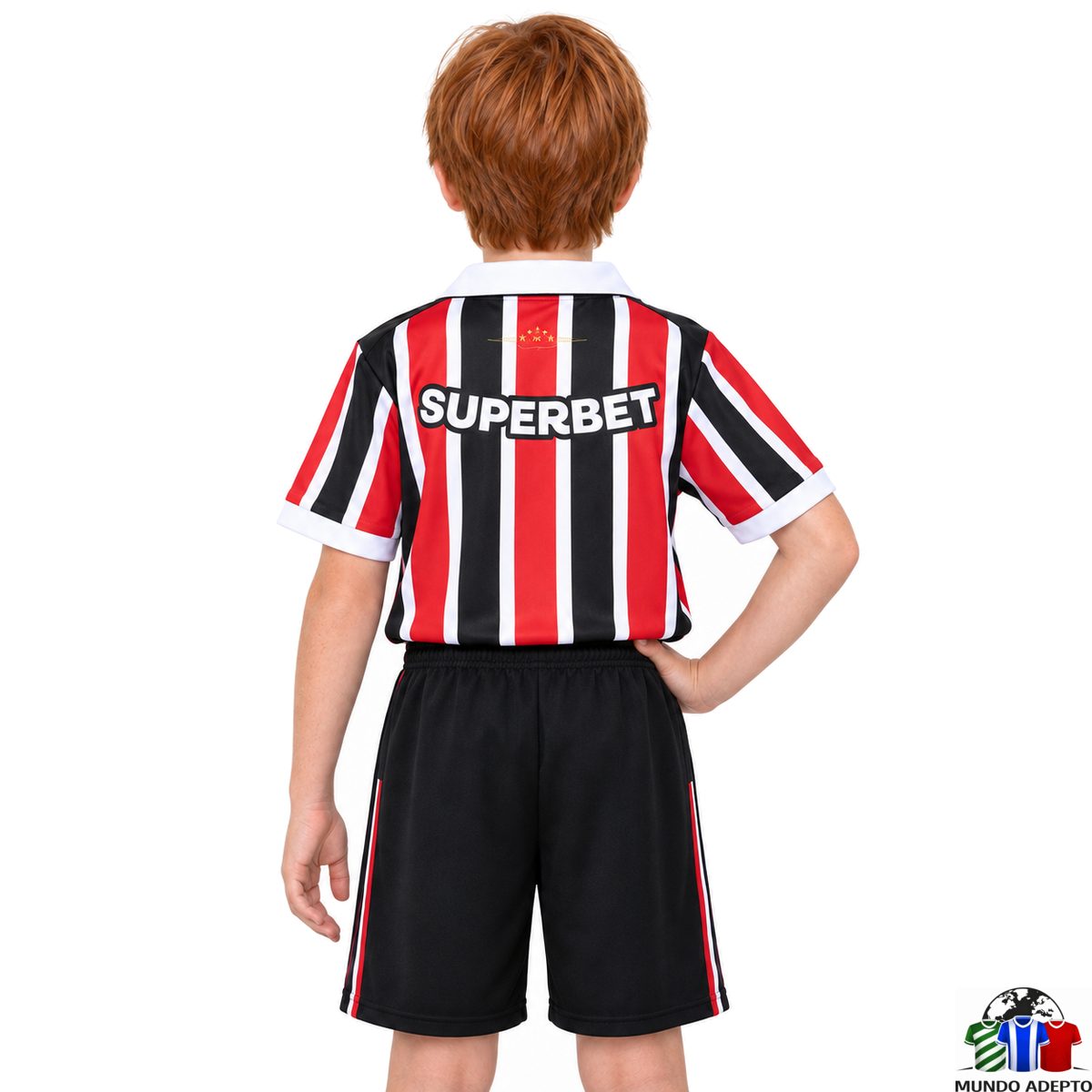 Camisola Conjunto Infantil São Paulo Alternativa - 26/27