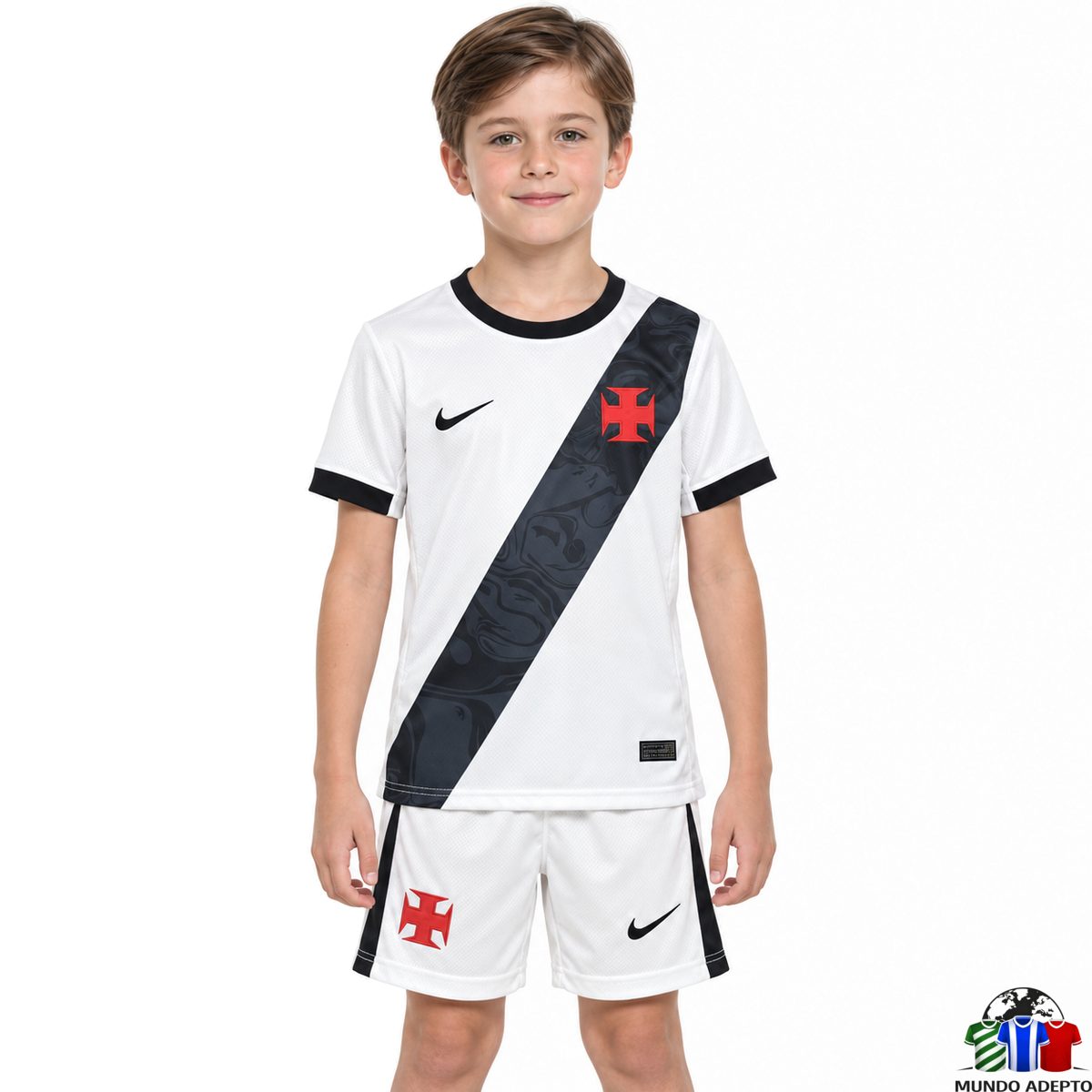 Camisola Conjunto Infantil Vasco da Gama Alternativa - 26/27